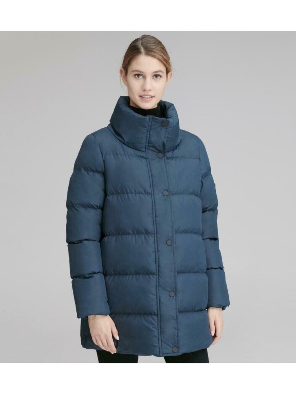 Andrew Marc Marc New York Women's XL Mid-Length Blue Puffer Coat - New with Tags - Picture 4 of 5